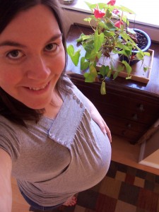 Smiley me at 39 weeks!
